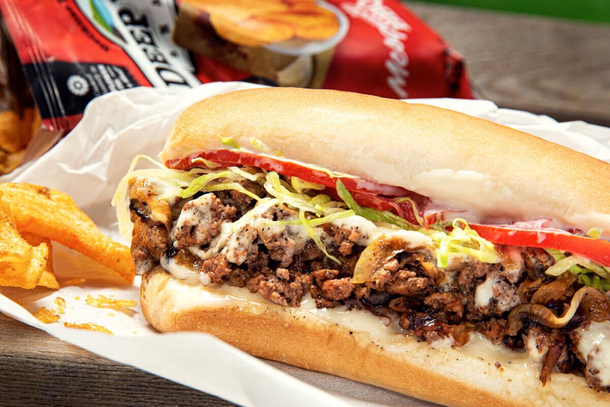 Beef and Chopped Cheese Sandwich Certified Angus Beef